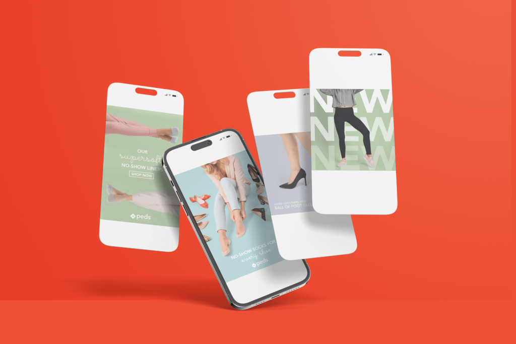 social media content and advertising for Peds brand, created by Matchstick Social, digital marketing agency