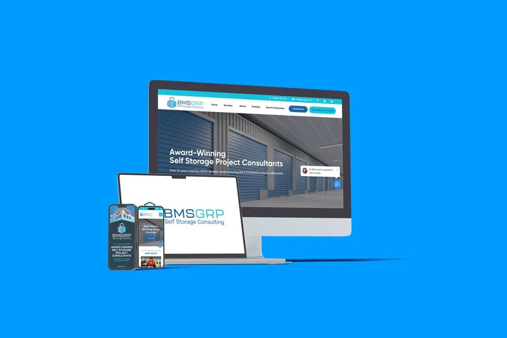 BMSGRP website mockup