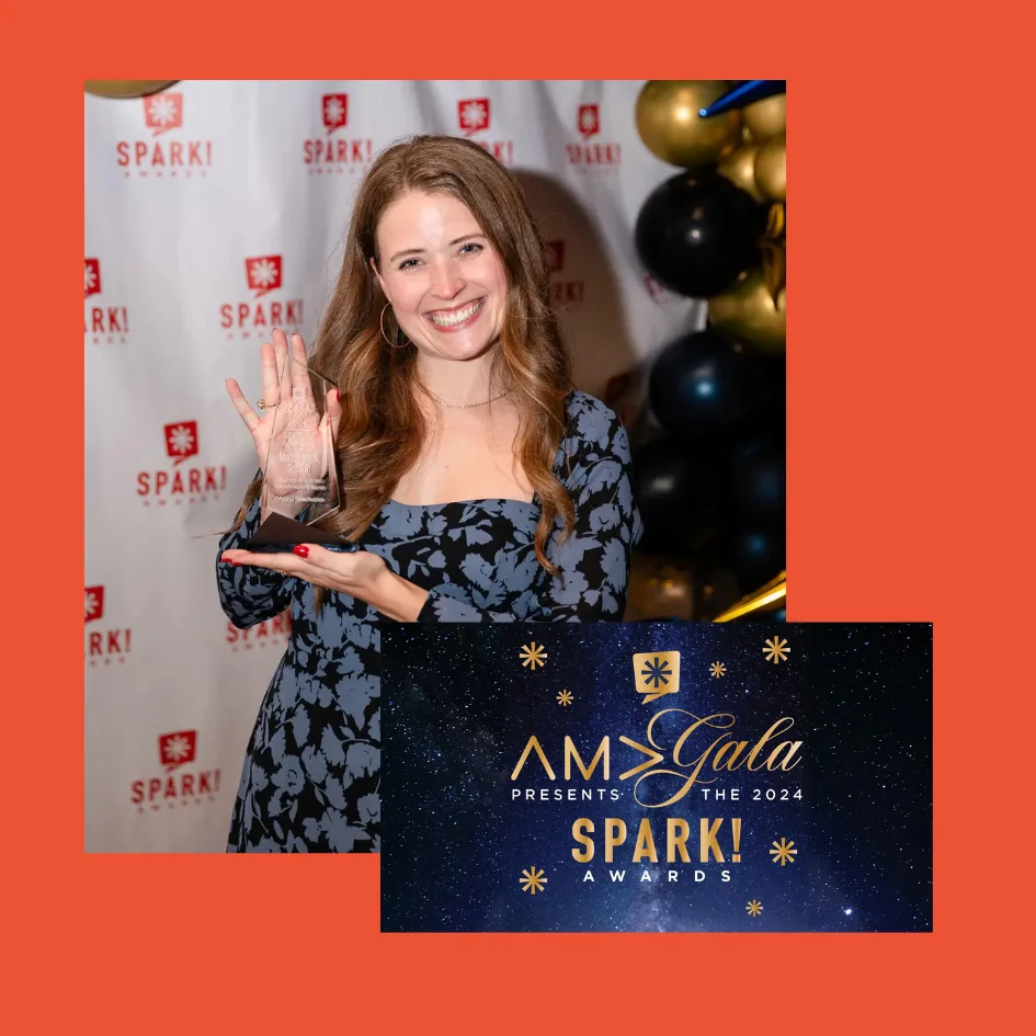 An image of matchstick Social at the Spark Awards in Charleston.