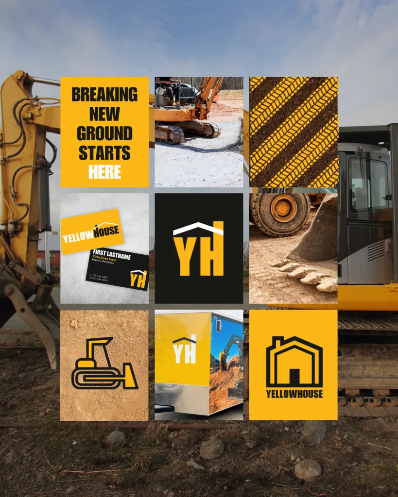 Yellowhouse Machinery construction branding