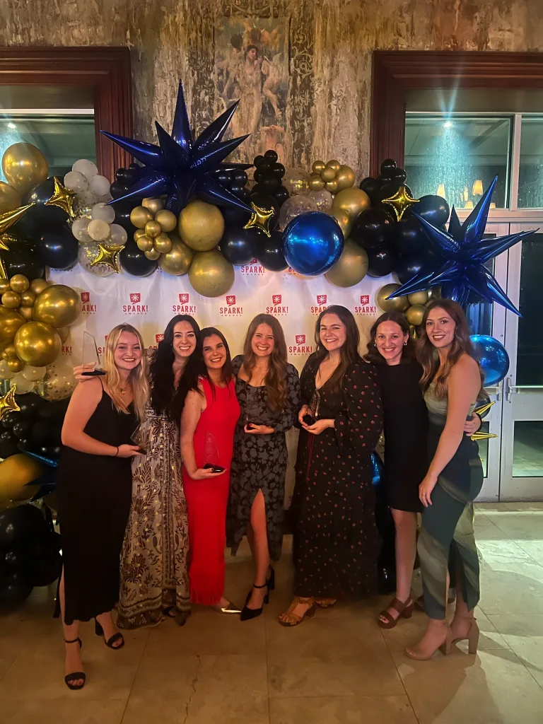 Matchstick Social Team at the 2024 spark awards