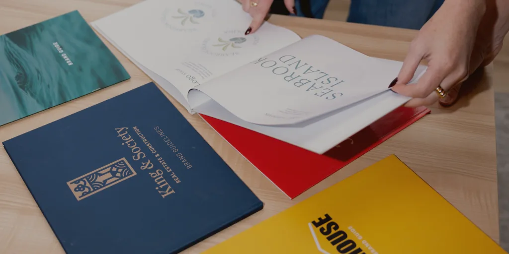Yes, We Can All Tell Your Logo Was Created by AI. 2 Professional brand identity design mood boards and logo concepts created by a branding agency during the logo design process.