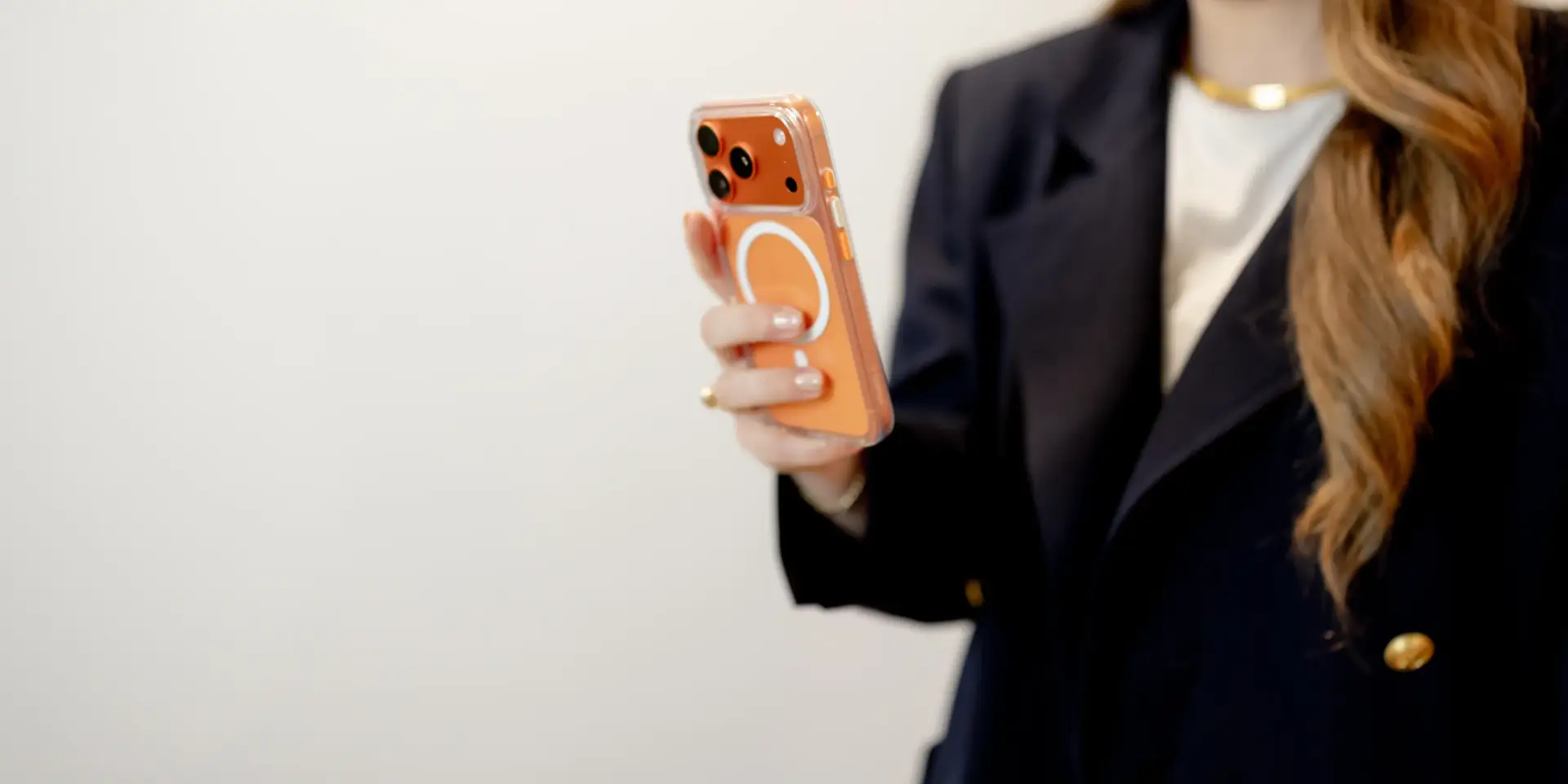 "Marketing professional using Instagram search on a mobile device, illustrating how Instagram SEO and SEO Instagram strategies help brands improve discoverability and search visibility."