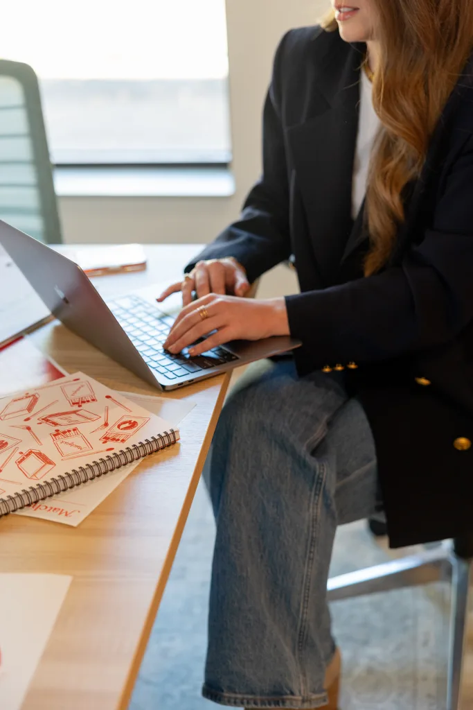Matchstick Social managing bad google reviews on a laptop