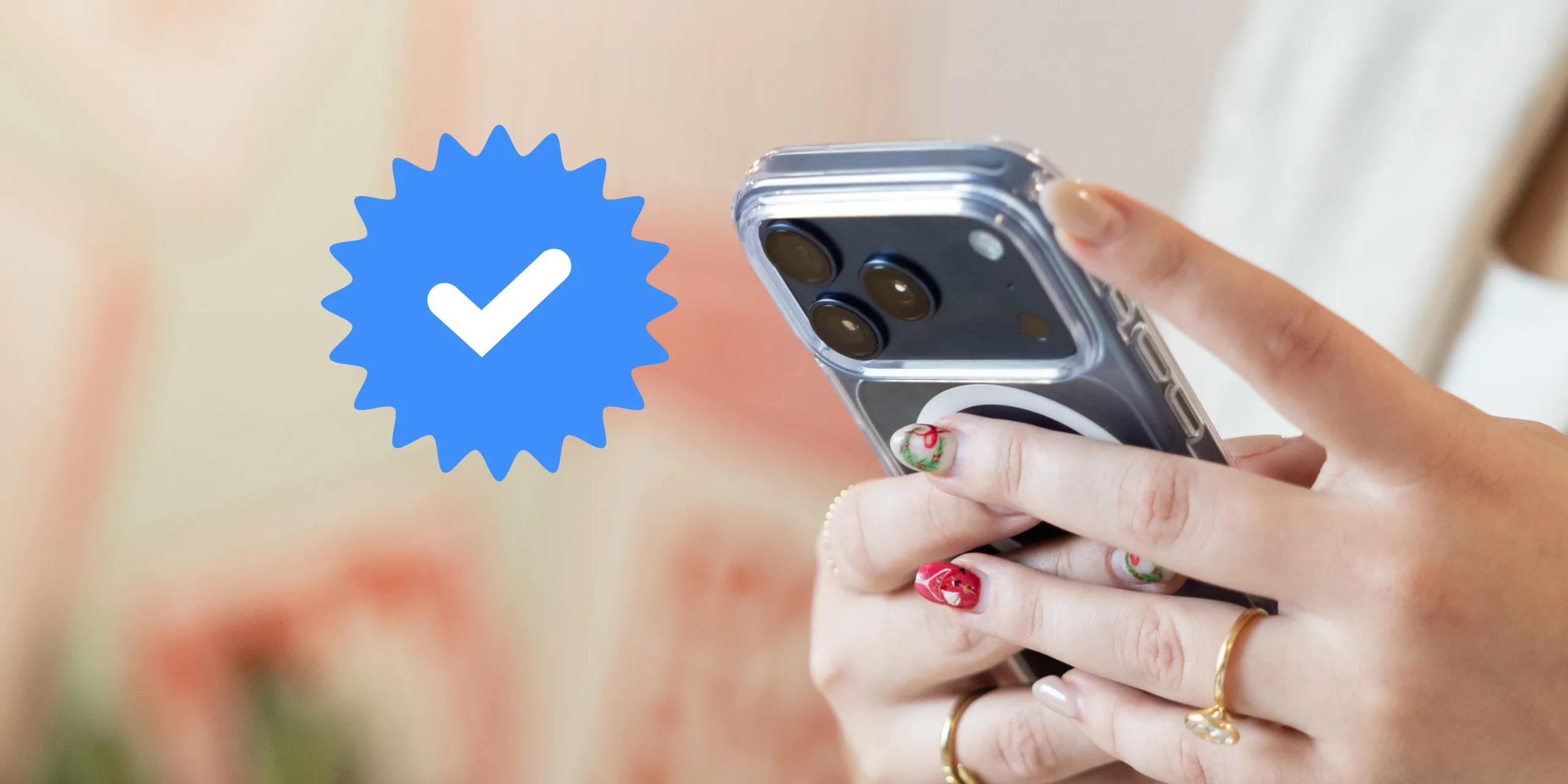 Meta Verified Instagram blue check badge on a business Instagram profile illustrating Meta's paid verification subscription for businesses and creators.